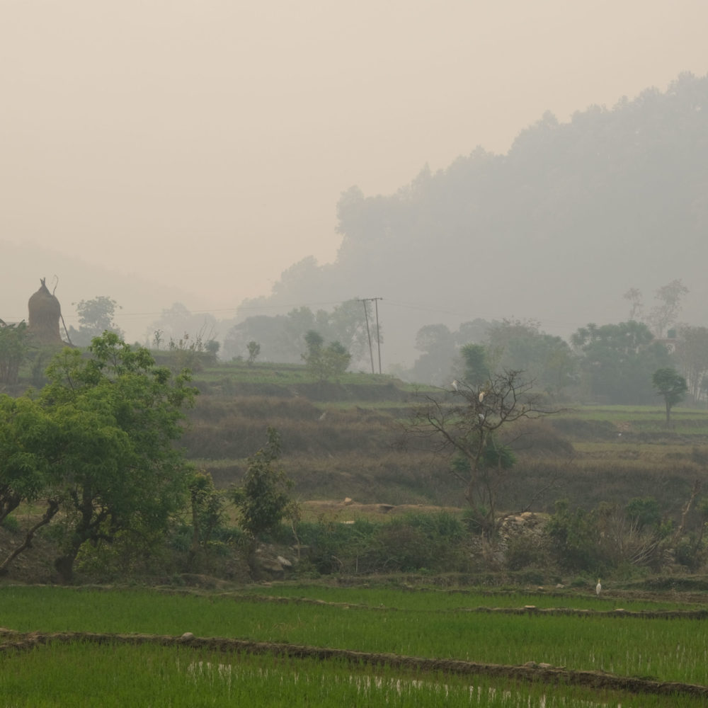 Durch Abgas, Staub und Rauch nach Kathmandu